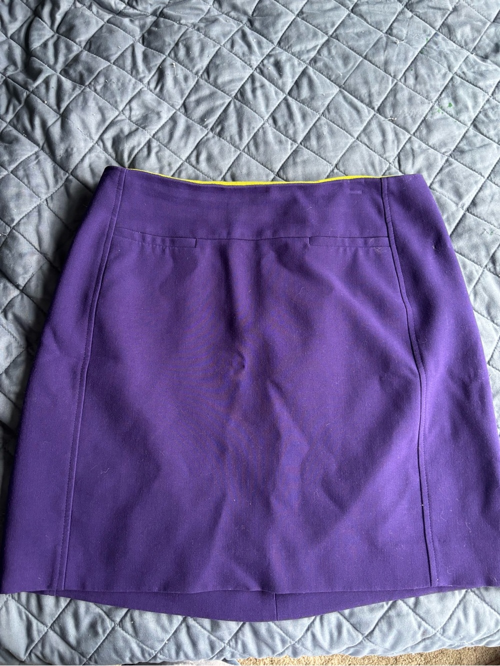 LOFT Women's Purple A-Line Skirt - Classic Work & Casual Style